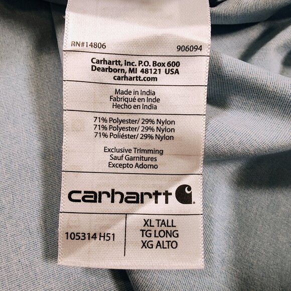 Carhartt Force Men's XL Relax Fit Short Sleeve Button-Down Shirt NWT - Picture 8 of 10